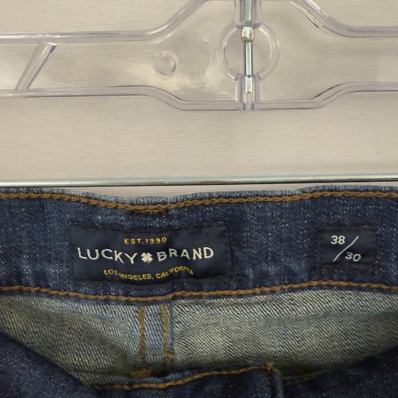 Lucky Brand 221 Straight Leg Jeans Mens Size 38x30 Dark Wash Casual Denim - Picture 4 of 13